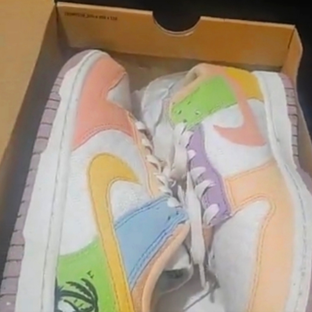 Nike Dunks multi pastel colors